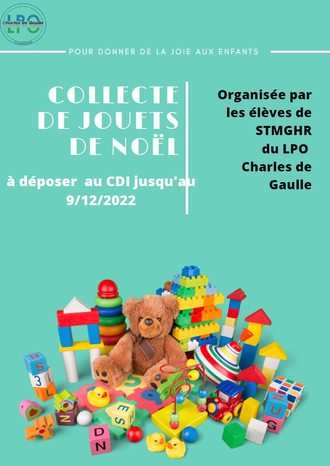 Collecte de Noël organisée au LPO Charles de Gaulle