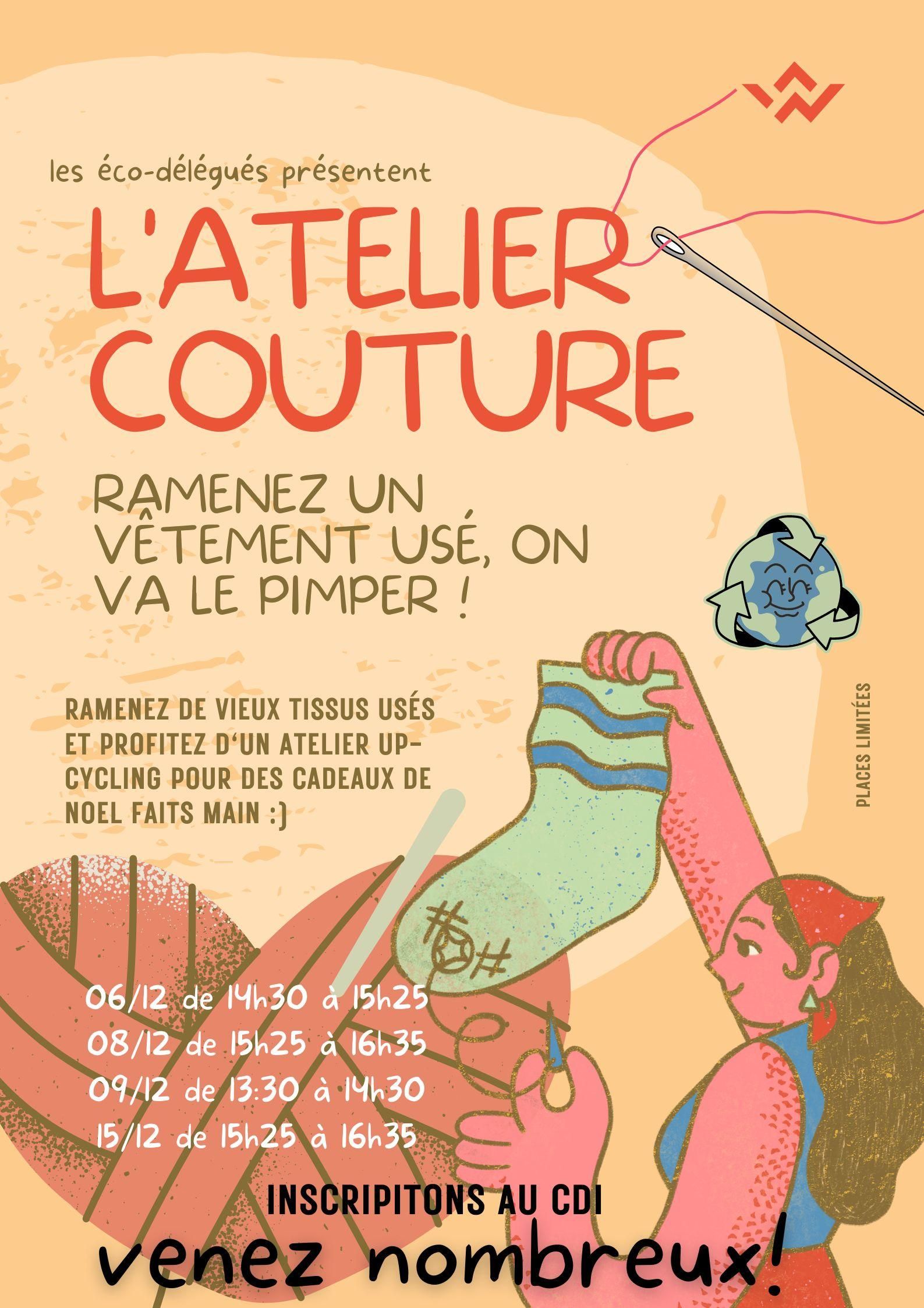 Le LPO Charles de Gaulle vous invitent à "pimper" vos vieux vêtements !