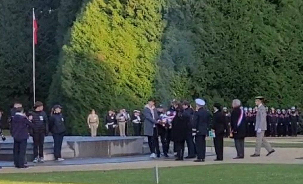 LPO Charles de Gaulle cérémonie de l'armistice à Rethondes
