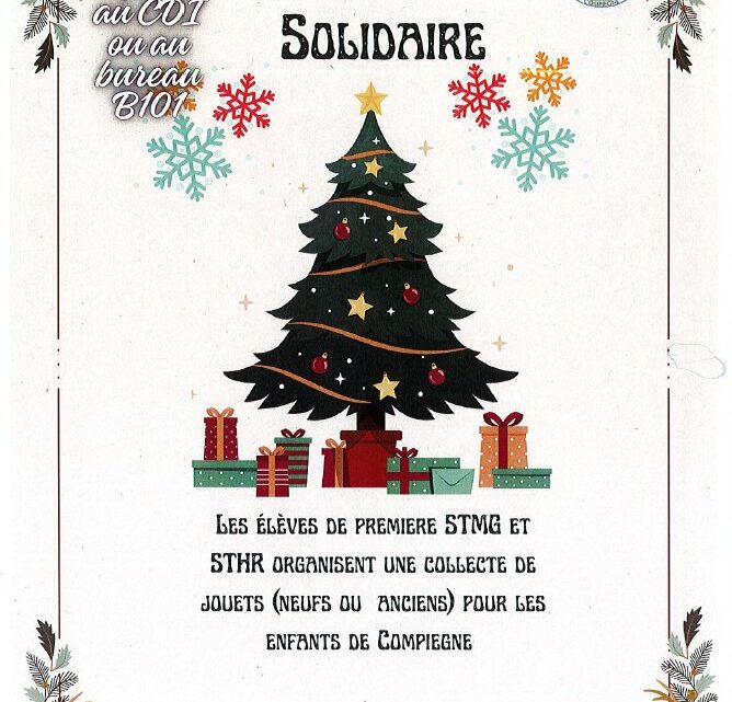 Noël solidaire au LPO Charles de Gaulle