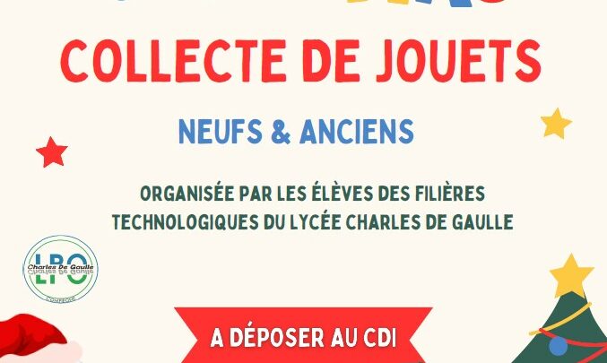 Collecte de jouets au LPO Charles de Gaulle